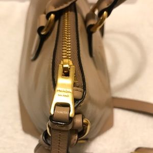 Authentic Prada Leather Shoulder Bag- Borsa a Mano Cammeo (Bought in Italy!)